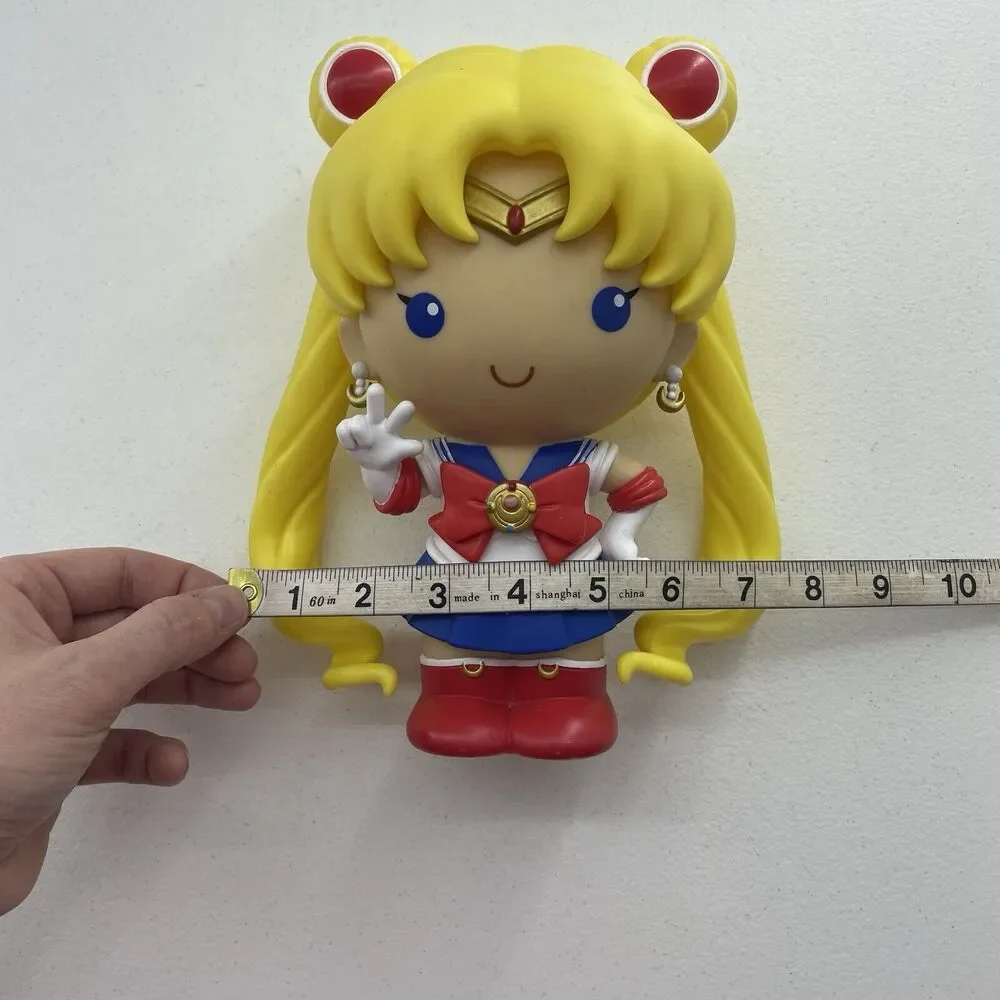 Sailor Moon Usagi Chibi Figural‎ Coin Piggy Bank 9” Anime Japan Character Toy